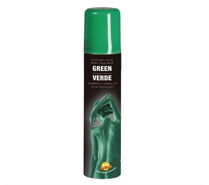 Hair and Body Spray UV Groen 75ml, Hobby & Loisirs créatifs, Articles de fête, Envoi