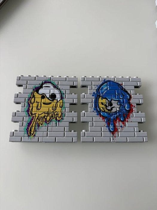 Lego Stenen - Lego Classic wall art print pattern, Enfants & Bébés, Jouets | Duplo & Lego