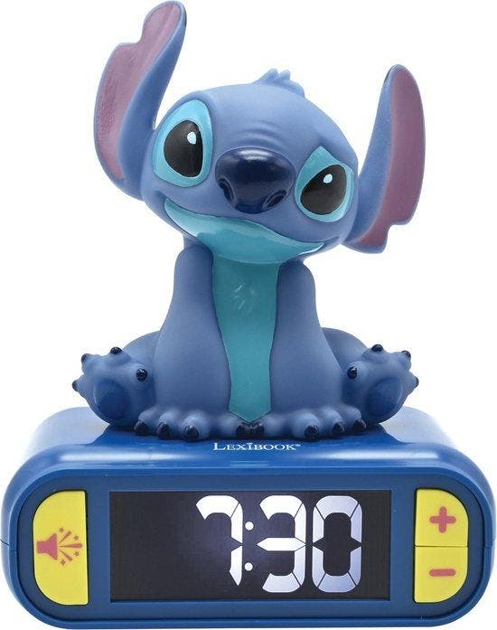 Lilo & Stitch 3D Wekker met nachtlampje en geluiden, Enfants & Bébés, Jouets | Autre, Envoi
