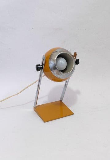 Reggiani - Lampe de table - globe oculaire - Métal