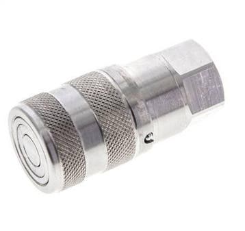 Manchon hydraulique DN 6 à face plate en acier inoxydable G, Doe-het-zelf en Bouw, Verzenden, Nieuw