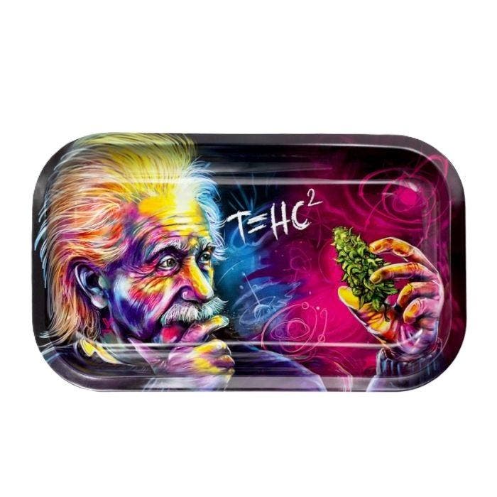 Rolling Tray - Einstein     Medium, Verzamelen, Rookartikelen, Aanstekers en Luciferdoosjes, Nieuw, Verzenden