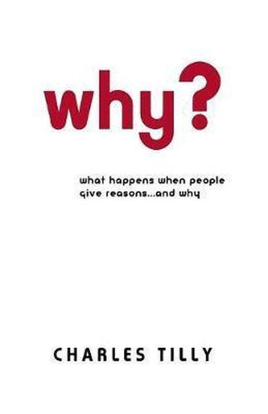 Why? 9780691136486 Charles Tilly, Boeken, Taal | Engels, Gelezen, Verzenden
