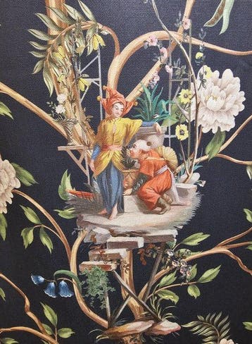 Weefstof Toile de Jouy Albero delle meraviglie -200x280cm-