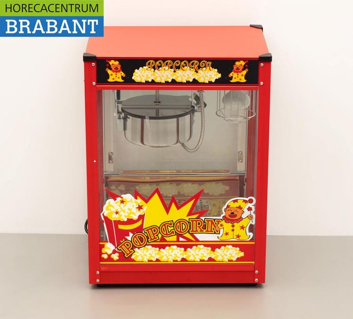 HCB Popcornmachine Popcorn machine Rood 230V Braderie Markt, Zakelijke goederen, Horeca | Keukenapparatuur, Ophalen of Verzenden