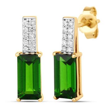 Oorbellen - 14 karaat Geel goud - 2.03ct. tw. Natuurlijke