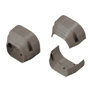 Airco eindstuk - BRUIN (SE-77-B), Doe-het-zelf en Bouw, Verzenden, Nieuw