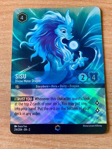 Ravensburger - 1 Card - Disney Lorcana - Sisu 214/204 Foil,, Nieuw