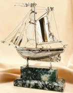 Figuur - Figura del barco en plata - .925 zilver