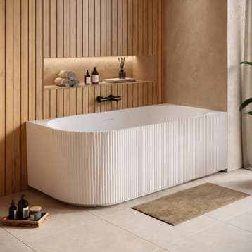 Ligbad Havana 170 x 80 x 58 cm Hoekbad Links Wit, Verzenden, Nieuw