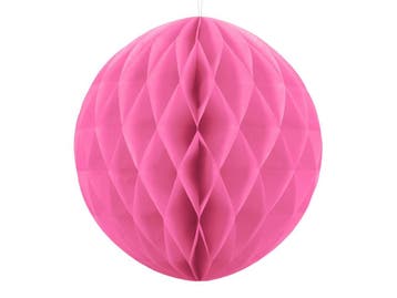 Honeycomb Bal Roze 40cm, Verzenden