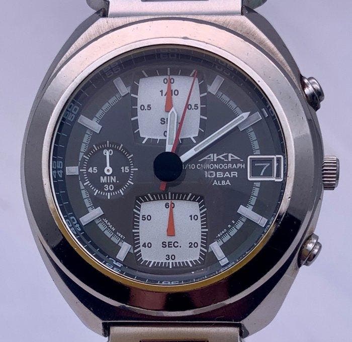 Seiko - Alba AKA Chronograph - Zonder minimumprijs -, Handtassen en Accessoires, Horloges | Antiek