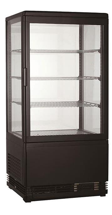 Koelvitrine 78 liter Zwart, Verzenden, Nieuw in verpakking, Koelen en Vriezen