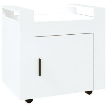 Caisson bureau mobile blanc - Seconde chance a -50%, Verzenden