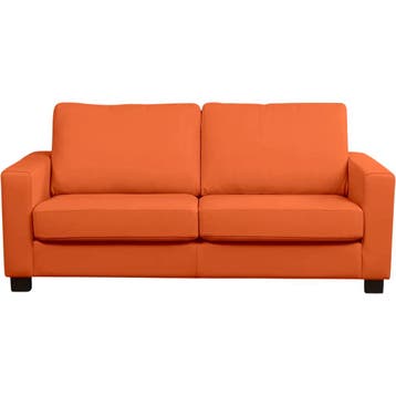 Leren bank Energy - 2,5 zits - Toledo Orange (oranje) -, Ophalen of Verzenden