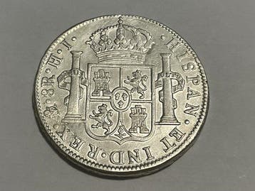 Espagne. Fernand VII. 8 Reales 1810. México. Ensayador H·J.