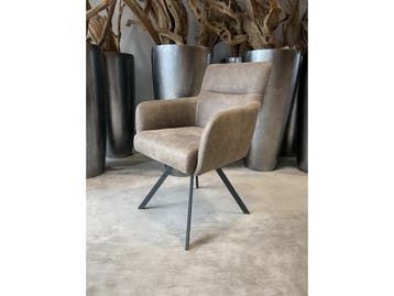 Veiling - Eetkamerstoel Manur (set van 6) Microvezel stof -, Nieuw