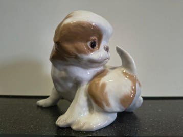 Royal Copenhagen - Figuur - Süsser Pekinese - Porselein, Antiquités & Art