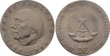 10 Mark 1967 Gedenkmunten duitse Demokratische Republik, Verzenden, België