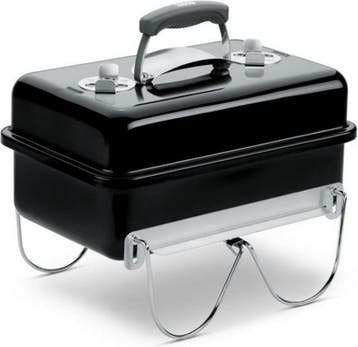 Weber Go-anywhere Houtskoolbarbecue - Zwart (Tuin & Klussen), Tuin en Terras, Houtskoolbarbecues, Verzenden, Nieuw