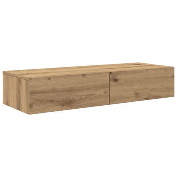 Wandkast eiken 100cm | Retour deal, weg is weg (wandrek), Huis en Inrichting, Woonaccessoires | Wandplanken en Boekenplanken, Verzenden