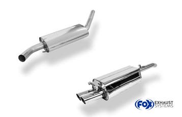 FOX Audi 100/A6 type C3/C4 voorwielaangedreven achterdemper, Verzenden
