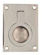 Intersteel Luikring recht 65mm x 49mm nikkel, Huis en Inrichting, Ophalen of Verzenden, Nieuw
