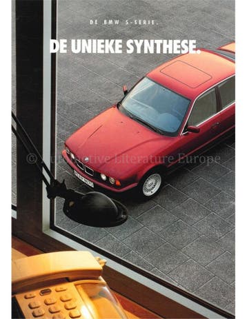 1992 BMW 5 SERIE BROCHURE NEDERLANDS