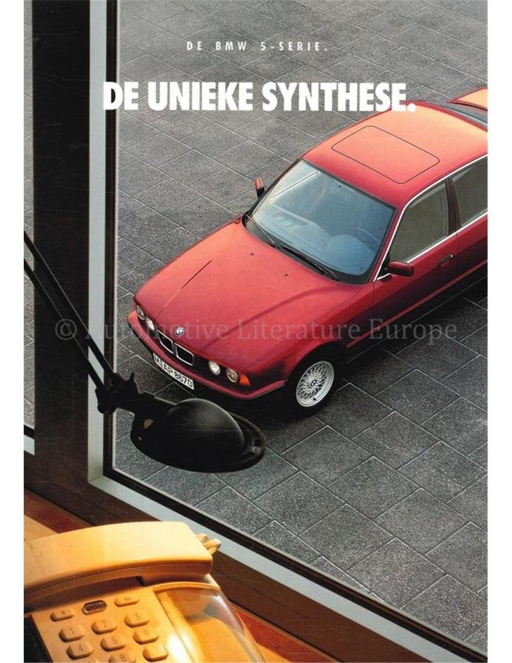 1992 BMW 5 SERIE BROCHURE NEDERLANDS, Boeken, Auto's | Folders en Tijdschriften