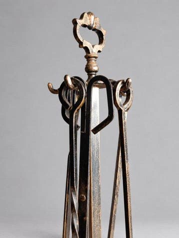Decoratief ornament - Duitsland - oude haardset