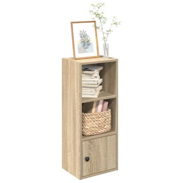 vidaXL Boekenkast 31x24x77 cm bewerkt hout sonoma, Verzenden, Nieuw
