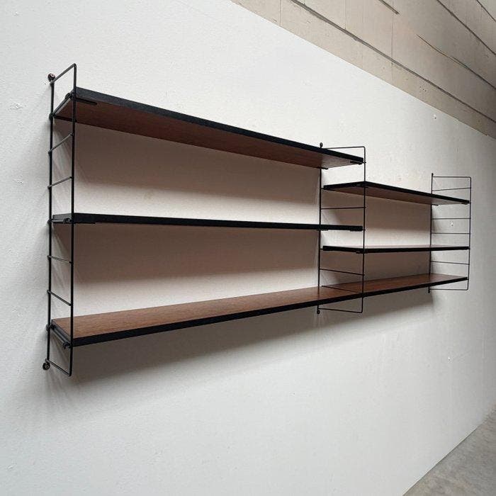 Plank - Metaal, Hout, echt houten fineer, Antiquités & Art, Art | Objets design