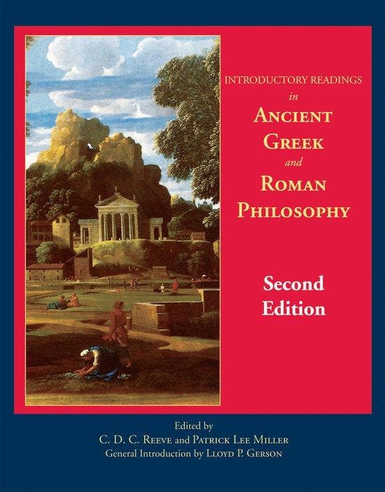 Introductory Readings in Ancient Greek and Roman Philosophy, Livres, Langue | Anglais, Envoi