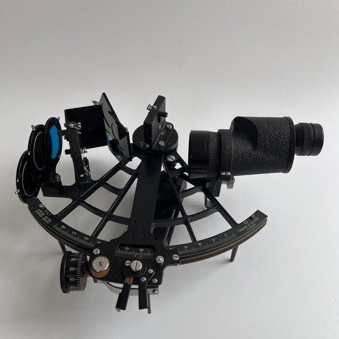Sextant - Gegoten messing - Tamaya & Co., Ltd. - Zeesextant, Verzamelen, Foto-apparatuur en Filmapparatuur