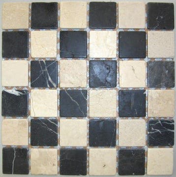 Wand Mozaïek Tegels Factory Marmer Anticato Zwart - Matje.., Wandtegels, Nieuw, Ophalen of Verzenden, 20 tot 40 cm
