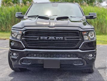 Cuda Style Ram Air Hood - RAM 1500 19-24, Auto-onderdelen, Ophalen of Verzenden, Nieuw