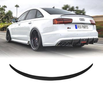 SPOILER AUDI A6 19-24 LOOK RS6 NOIR BRILLANT, Verzenden