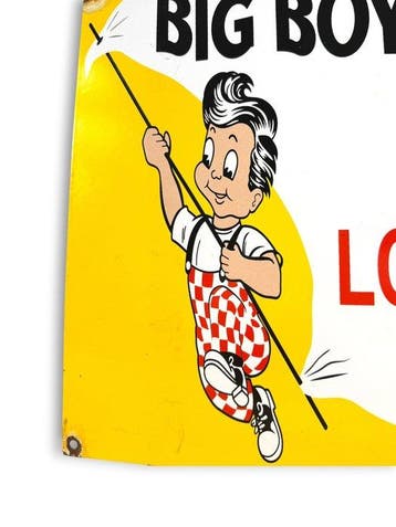 Big Boy - Emaille plaat - Emaille