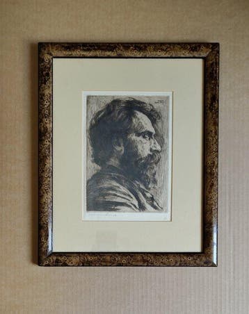 Hermann Struck (1876-1944) - Portrait of Reuben Brainin,