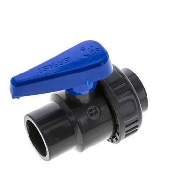 PVC 2-weg Kogelkraan Enkele Wartel 32 mm Sok EPDM, Verzenden