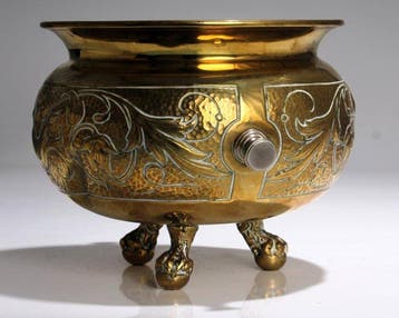 Mauquoy Dinant - Jardinière - Jugendstil Dinanderie