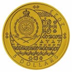 Niue. 5 Dollars 2023 1 oz Niue Silver Slovak Flag Eagle 24k