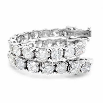 Zonder minimumprijs - Armband - 14 karaat Witgoud - 17.55ct.