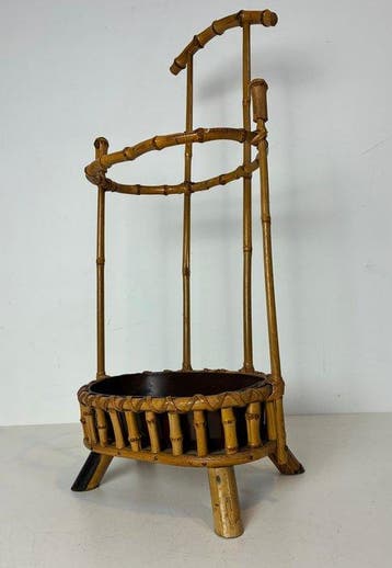 Paraplustandaard/rek - Rattan - Vintage paraplubak,