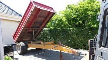 Schuitemaker EKW50 kipper 5 tons, Ophalen