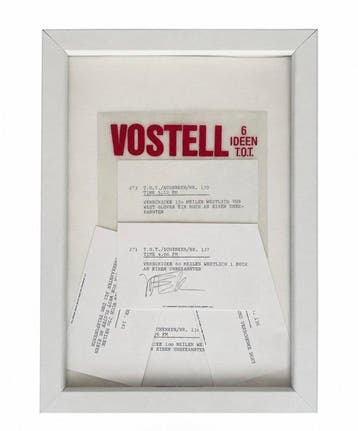 Wolf Vostell, Mauricio Nannucci, Woody van Amen, Yves de