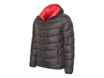 Veiling - Cappuccino Italia Hooded Puffer Jacket Zwart - L, Vêtements | Hommes