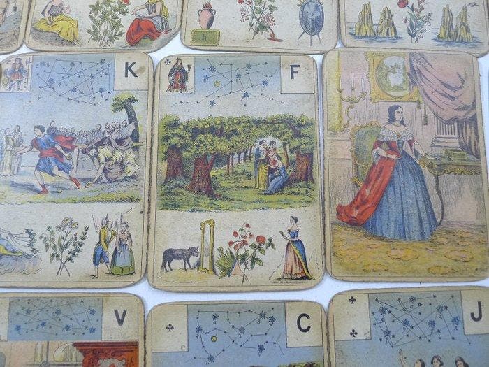 Grimaud- Deroy-Delarue Esoterisme - Bordspel - karton, Antiquités & Art, Antiquités | Jouets