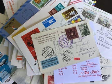 Postgeschiedenis - Verzameling van envelopen-FDCs en, Gestempeld