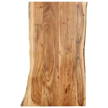 vidaXL Tafelblad 100x(50-60)x2,5 cm massief acaciahout, Verzenden